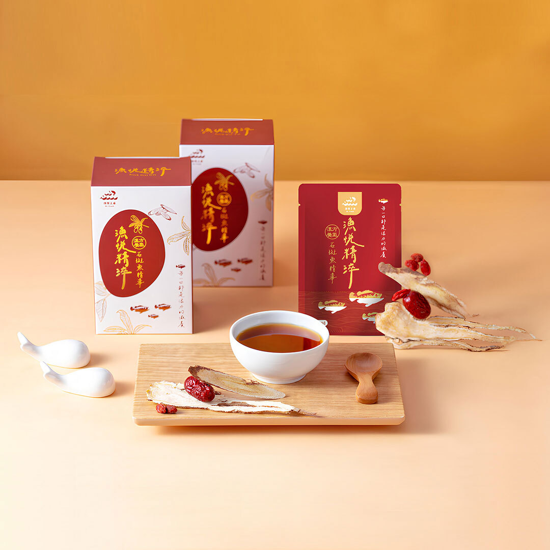 漁悅精淬 漢方養氣石斑魚精華(彩盒8入)