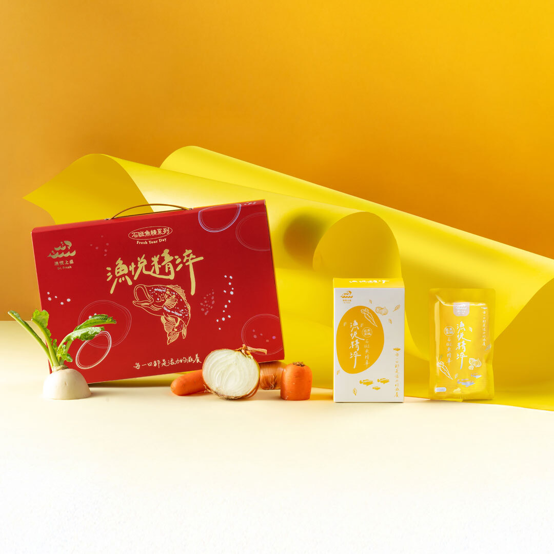 【買1送1】漁悅精淬 蔬果高纖石斑魚精華(彩盒8入)