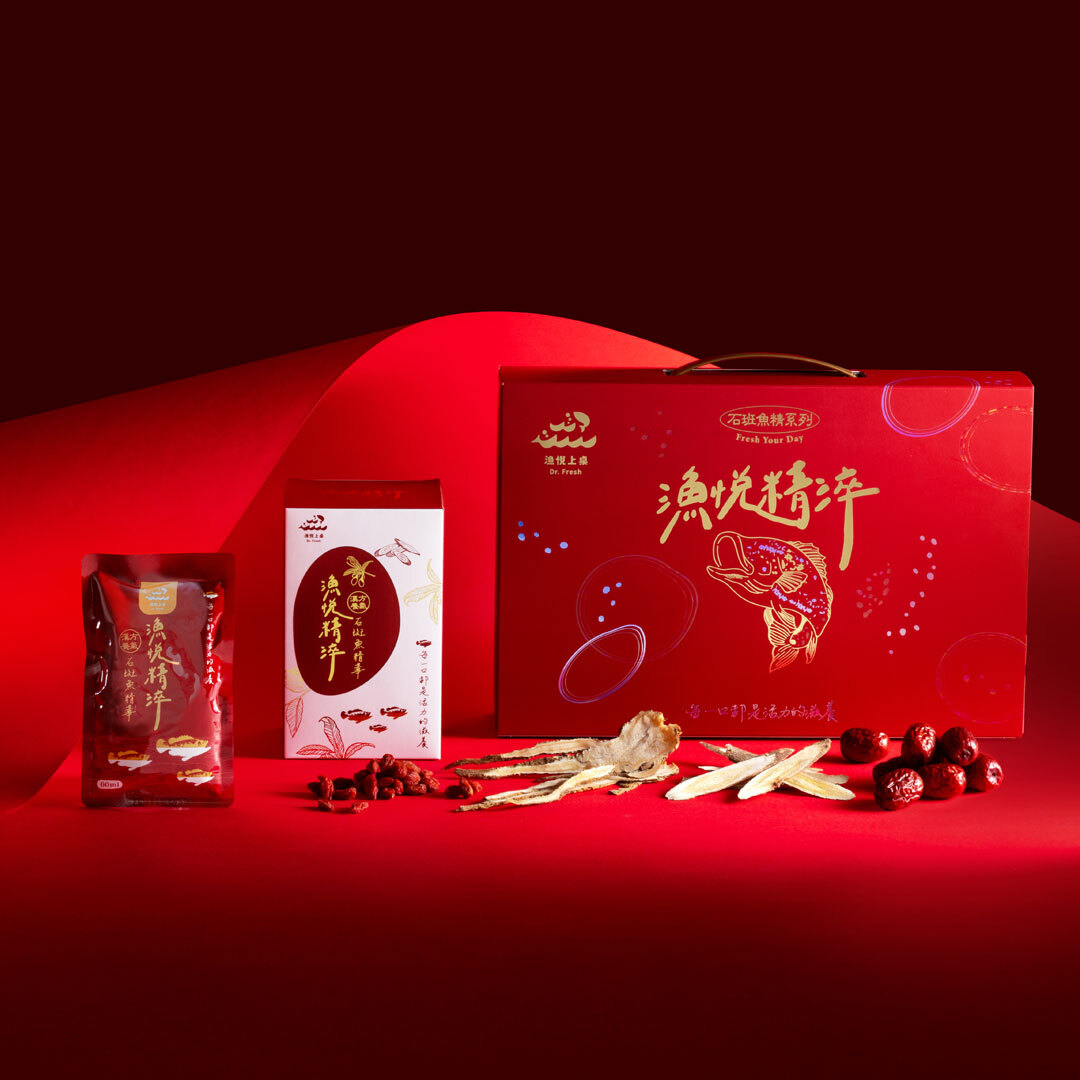 【企業贈禮】漁悅精淬 經典石斑魚精華禮盒組(12入x10盒)