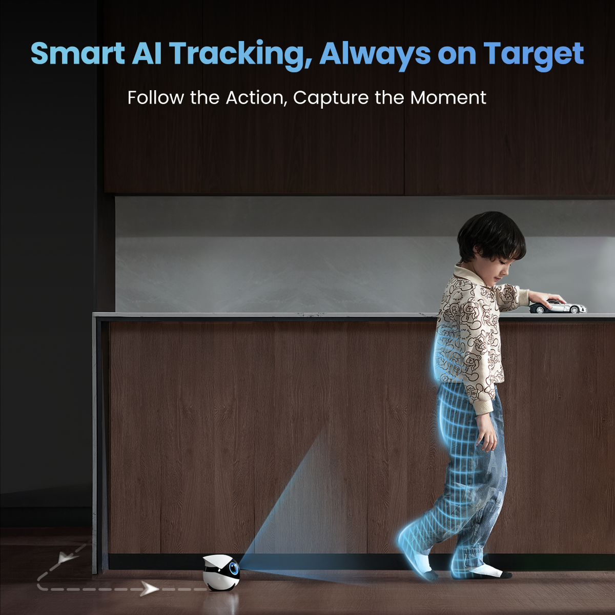 Enabot Air 2 Plus smart AI Tracking Always on Target