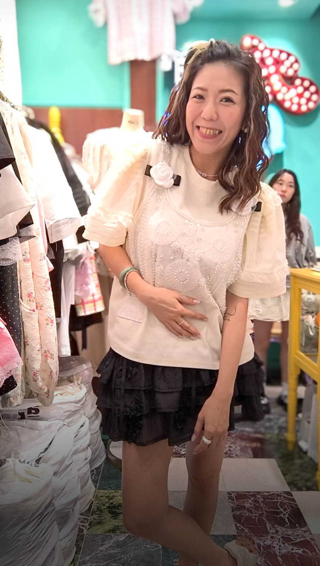 🥰PM_K2738  ▶️外蕾絲 假兩件上衣 👉B:120cm L:60cm👈