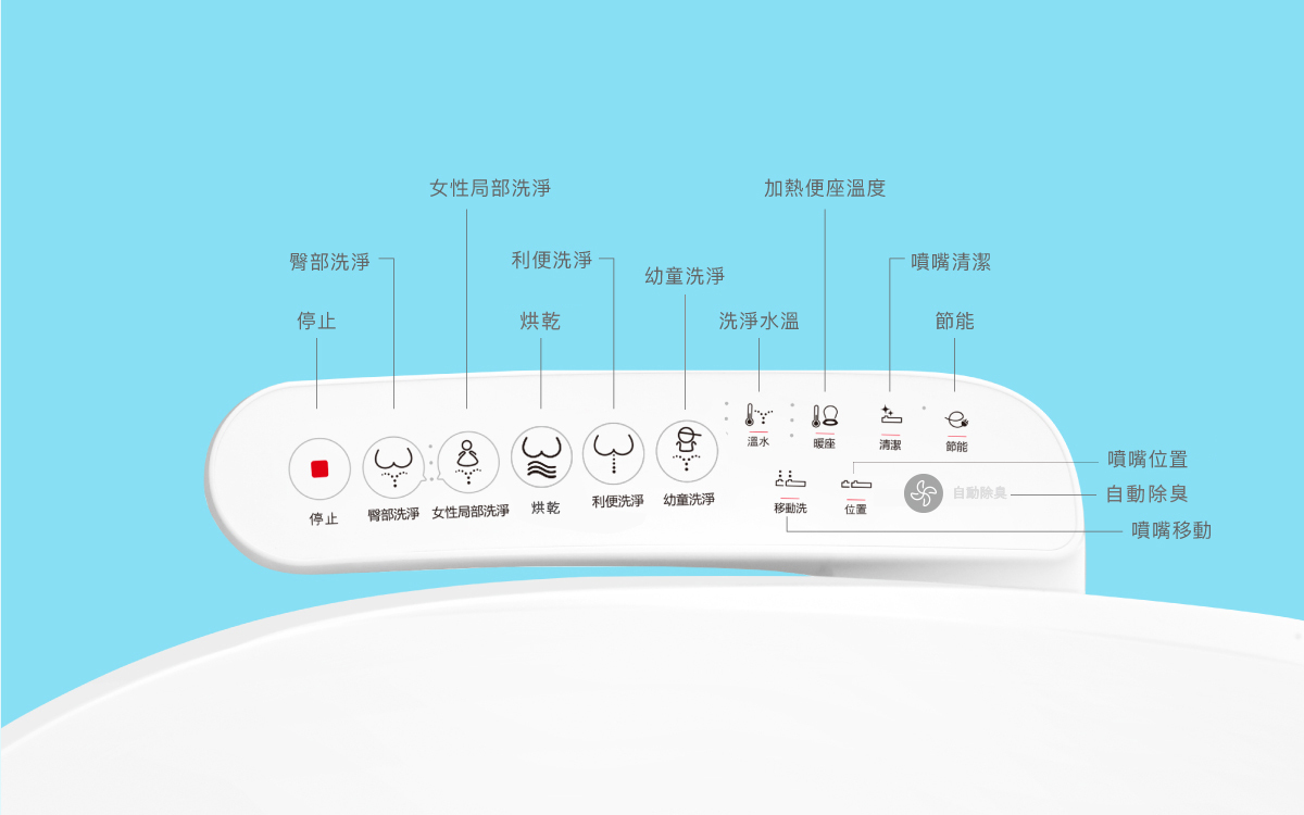 凱薩 溫水洗淨便座 TAF178