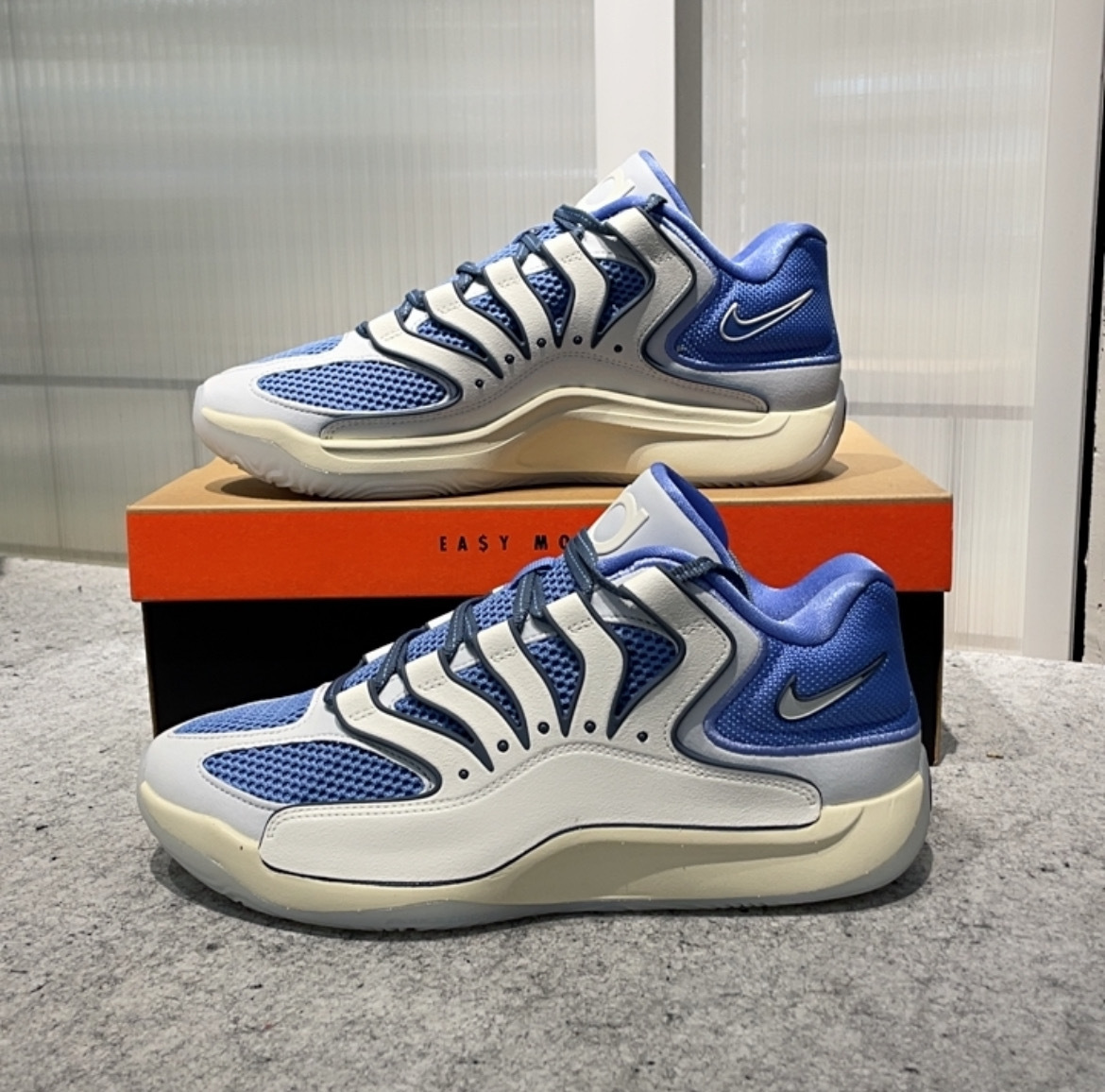 男鞋 NIKE KD18 EP 淺藍色 氣墊 實戰 緩震 透氣 籃球鞋 運動鞋【HV1991-401】NIKEKD