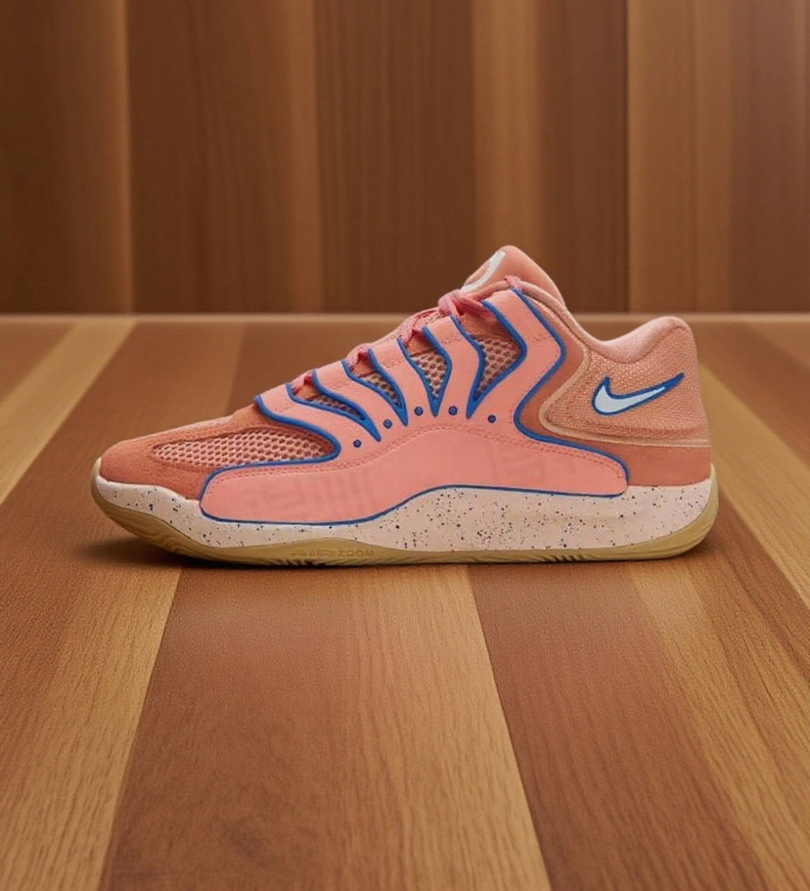 男鞋 NIKE KD18 EP 珊瑚粉 氣墊 實戰 緩震 透氣 籃球鞋 運動鞋【HV1991-601】NIKEKD