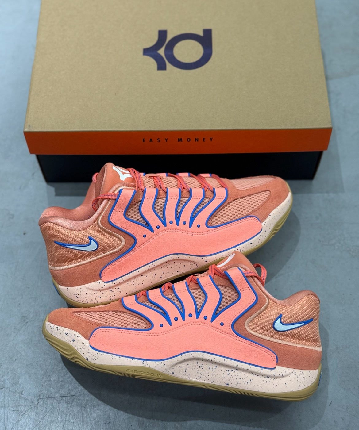 男鞋 NIKE KD18 EP 珊瑚粉 氣墊 實戰 緩震 透氣 籃球鞋 運動鞋【HV1991-601】NIKEKD