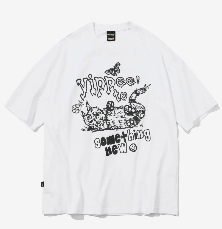 CPGN STUDIO / Yetpi Cat Short T-shirt / White /   JUL25