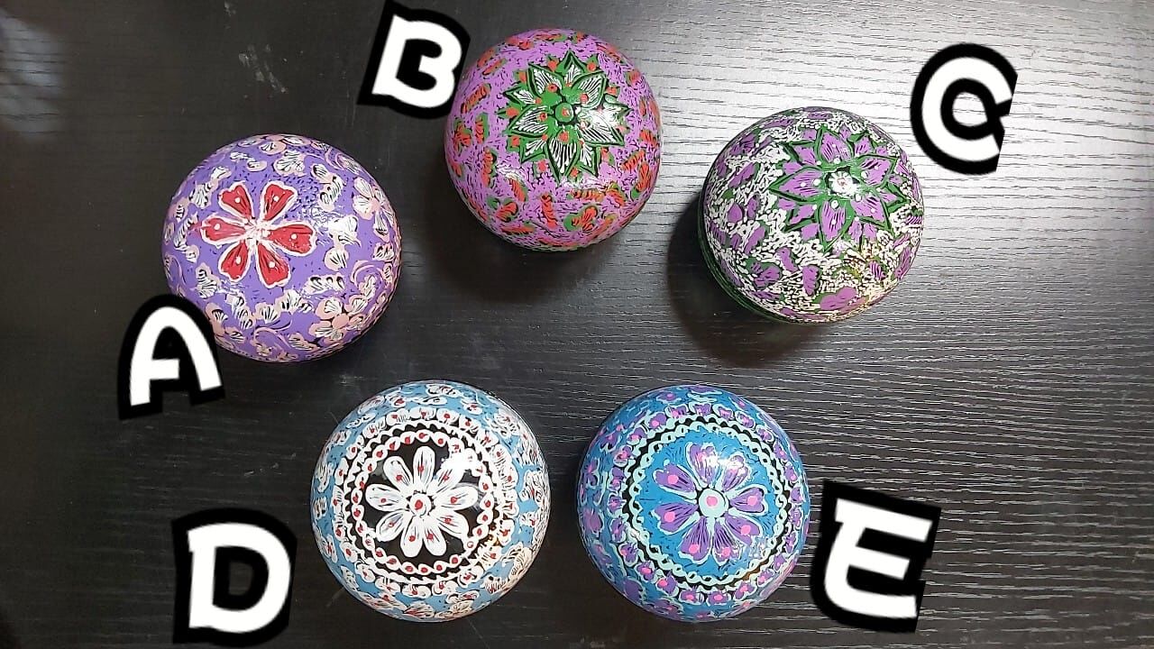 泰國婆婆手繪首飾盒（細）T7 T29