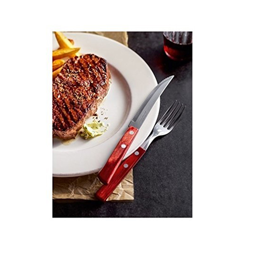 TRAMONTINA CHURRASCO系列 6 支牛扒刀套裝