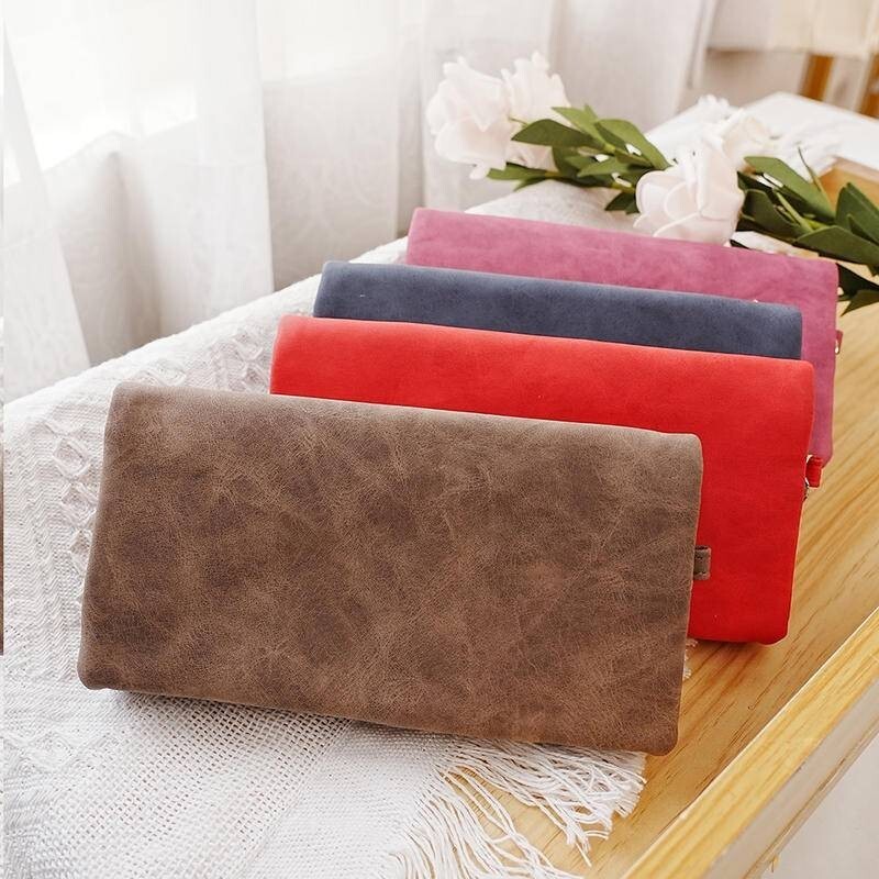 手拿包女 長款錢包 零錢包 錢包 手拿包 多功能長夾 手機包 三折長夾 拉鏈長夾 女生錢包 卡包零錢包 018