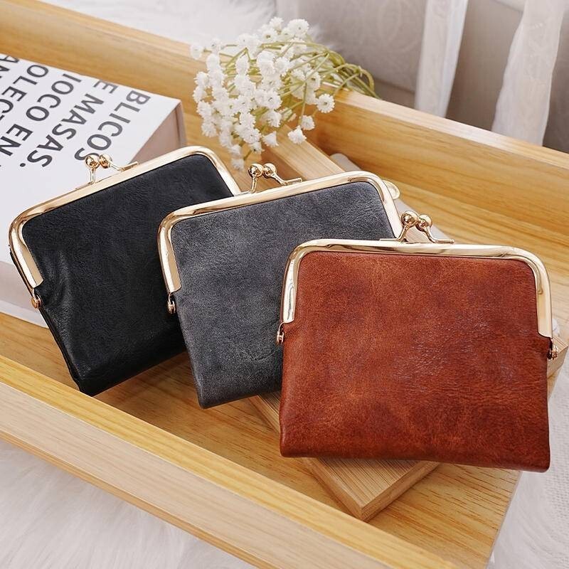 小零錢包 錢包 口金包 錢包女 零錢包 短夾 錢包女 卡夾錢包 口金短夾 女皮夾 雙層零錢包 可愛錢包  017