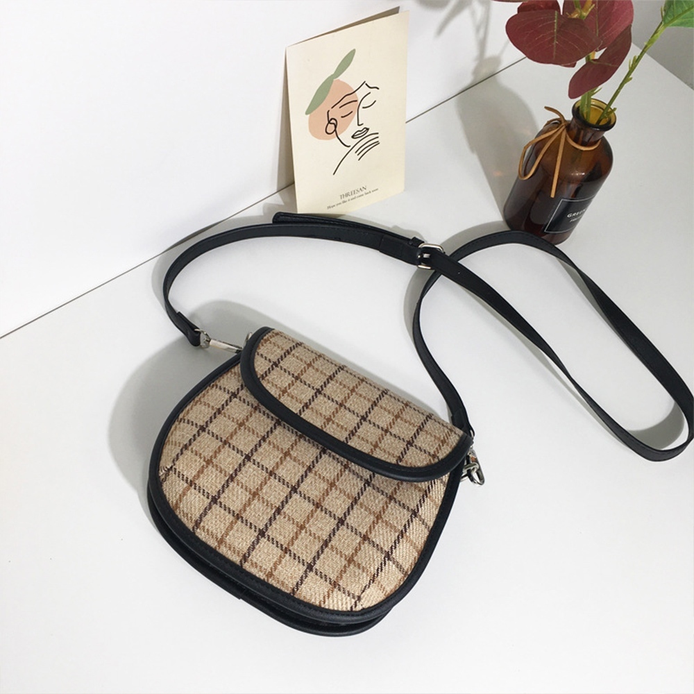 時尚單品 復古馬鞍包 小包包 斜背包 女生小包 正韓包包 可愛包包 男女通用 馬鞍包 斜背包女生 側背包女生 021 C