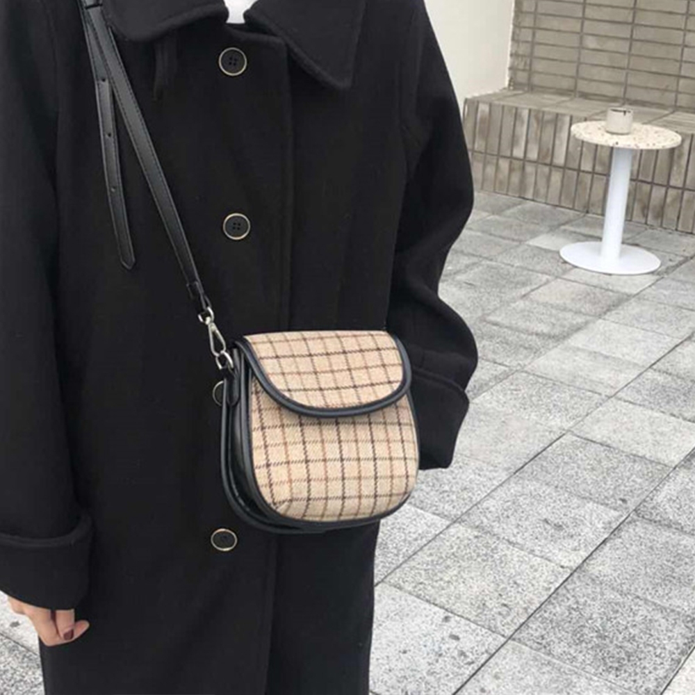 超高品質 女生小包 斜背包女生 側背包女生 正韓包包 可愛包包 男女通用 馬鞍包 復古馬鞍包 小包包 斜背包 021 D