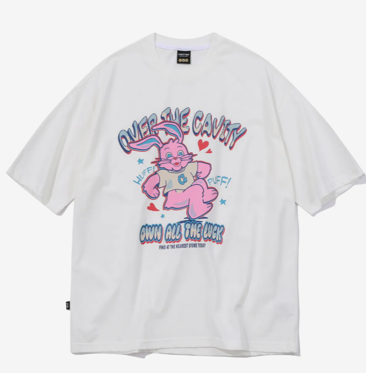 CPGN STUDIO / HUFF Hoppi Short T-shirt / Cream white /    JUL25