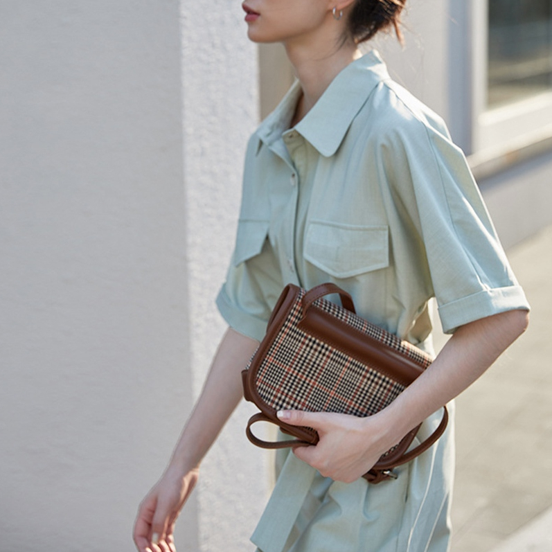 馬鞍包 小包包 斜背包 帆布包 包包 小方包 包包女韓版 復古馬鞍包 小側背包 小眾包包 女包包 包包女斜背包 020