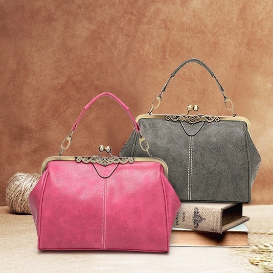 口金包 斜背包 化妝包 手提包 腋下包 包包 包包收納 斜背包女 精品包 女生斜背包 皮革包 包包女 大容量包包 004