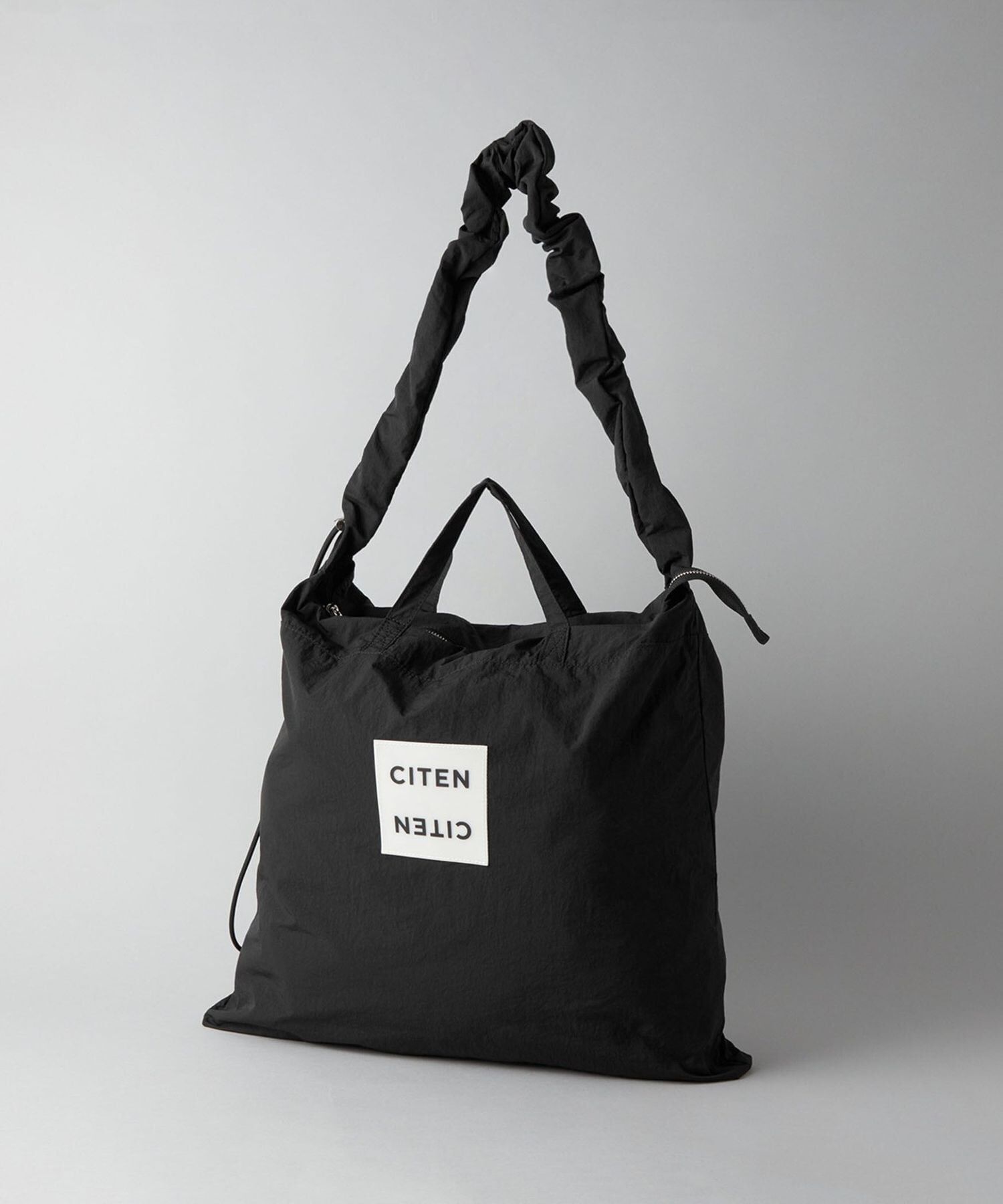 預購┃日本 CITEN ZIP 3WAY 束繩 褶皺 托特包 手提包 肩背包