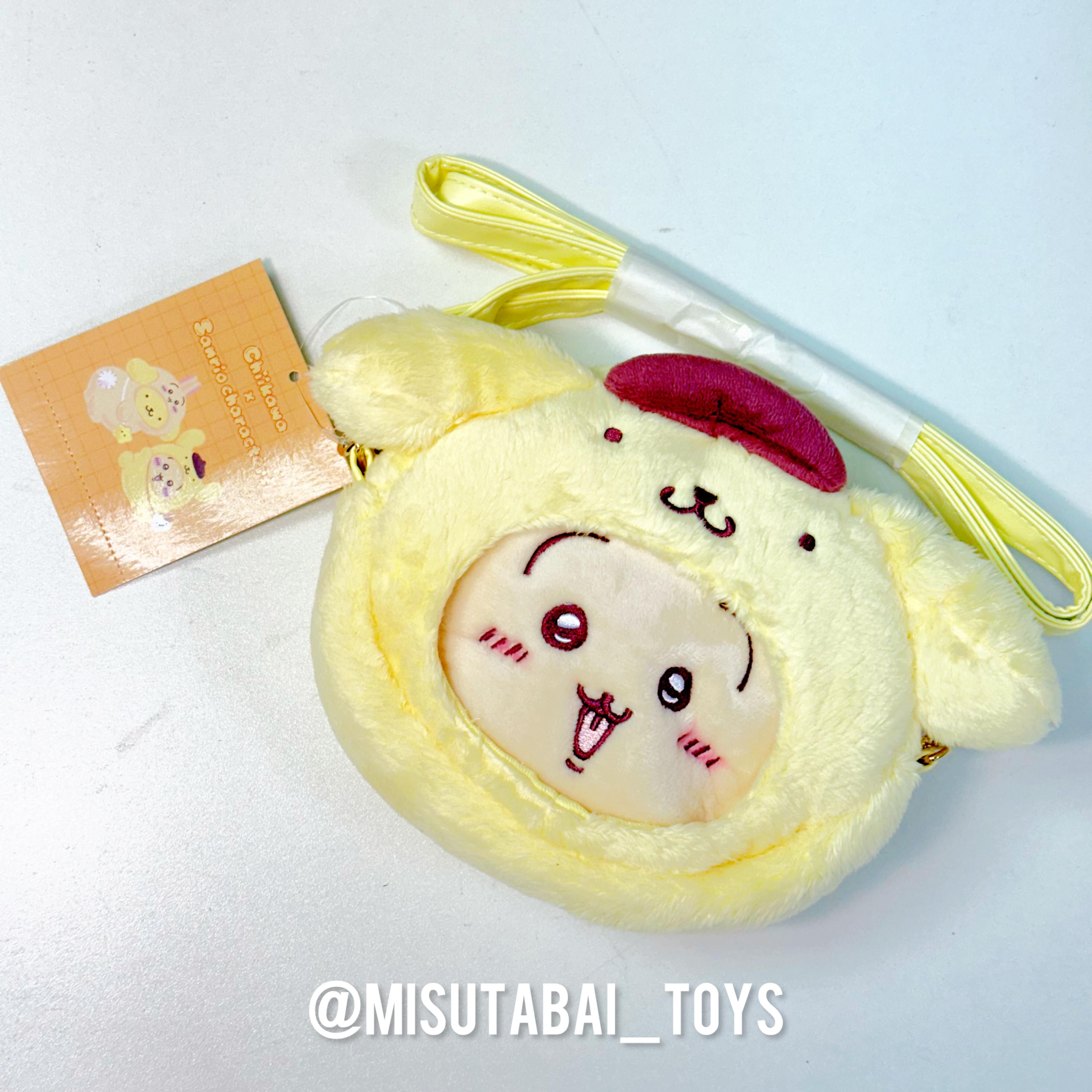 Chiikawa x Sanrio Usagi Pom Pom Purin Sling Bag