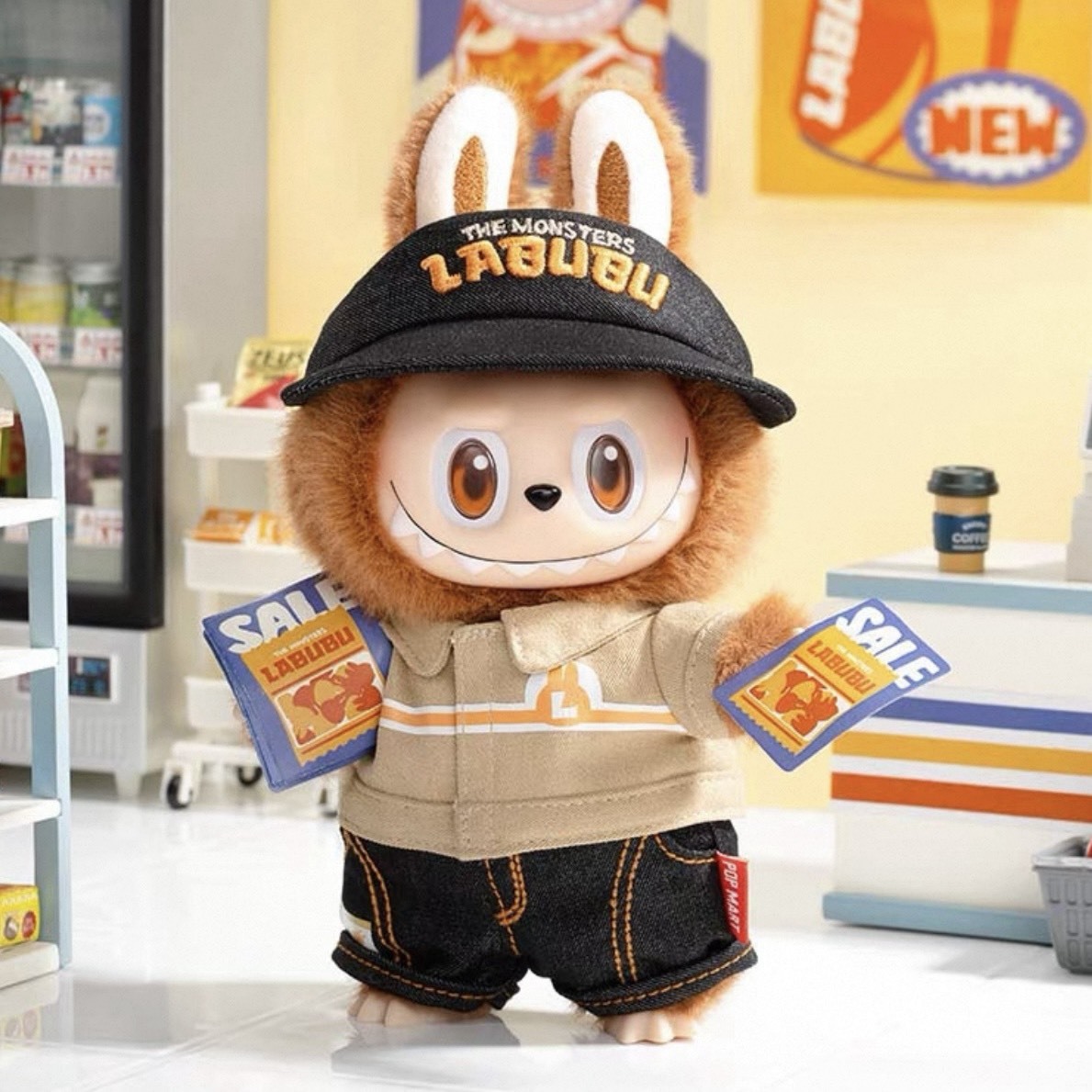 POPMART 泡泡瑪特 LABUBU 搞怪便利店 - 毛絨吊飾