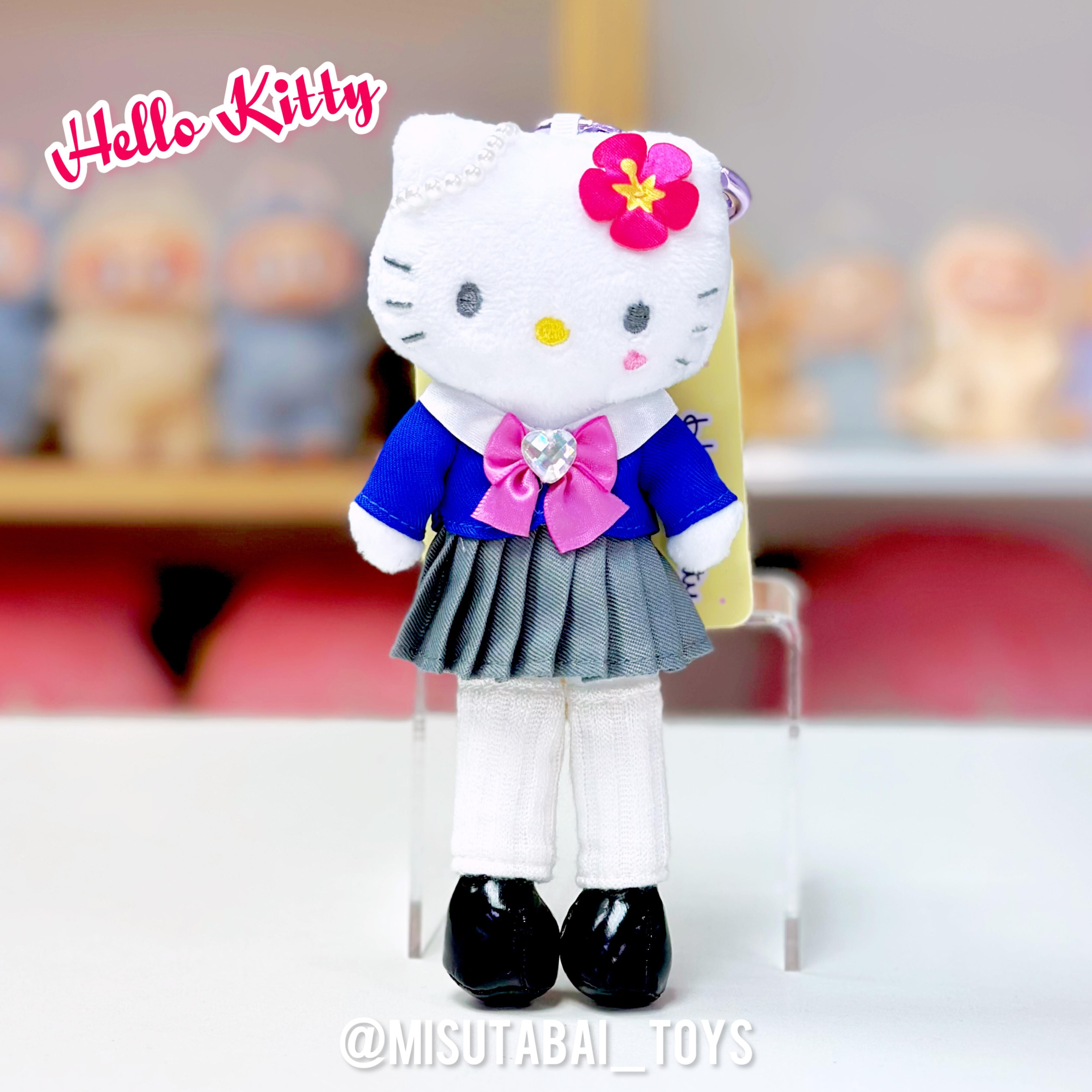 Hello Kitty Fantasy Style Up Mascot Keychain (Uniform)