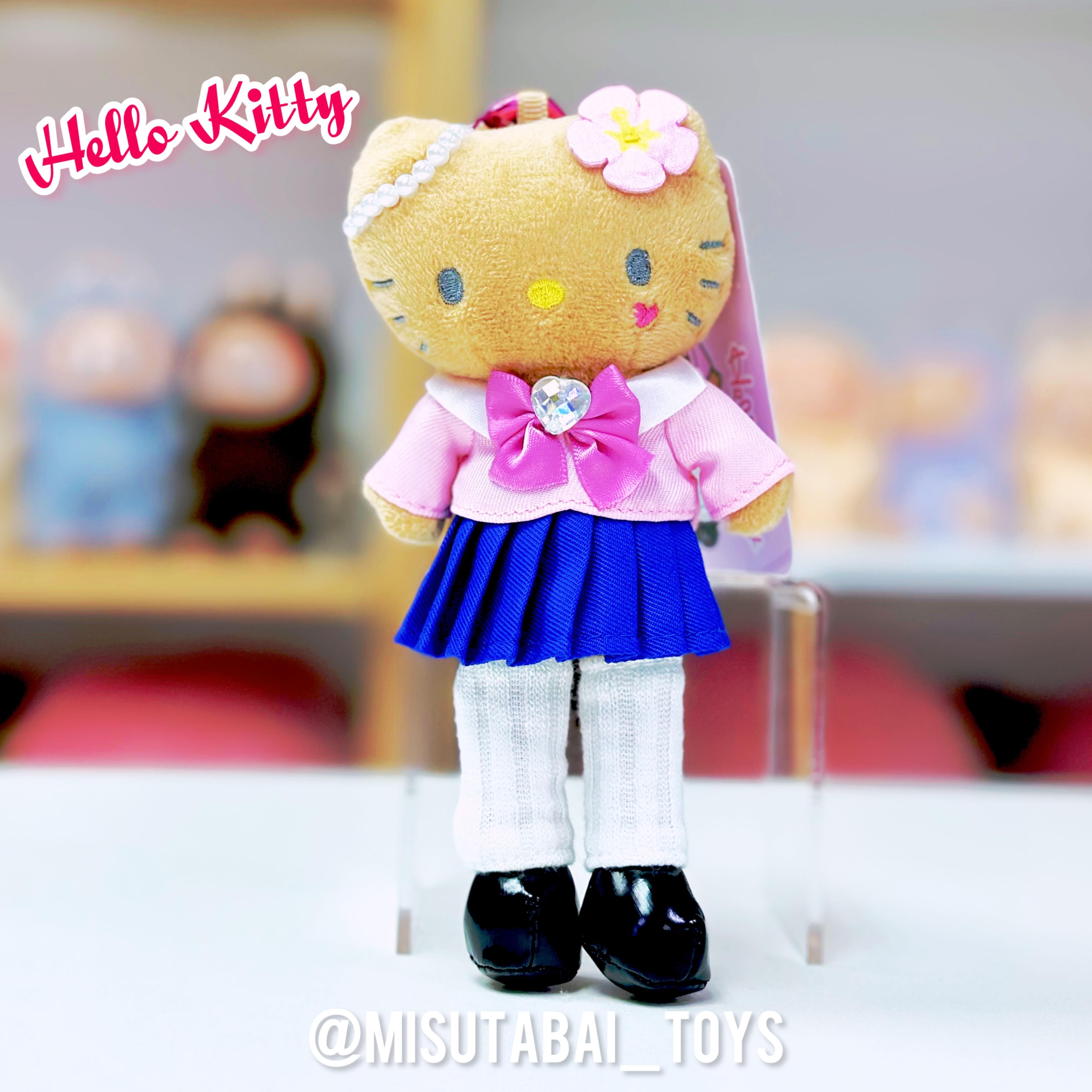 Hello Kitty Fantasy Style Up Mascot Keychain (Pink Uniform)