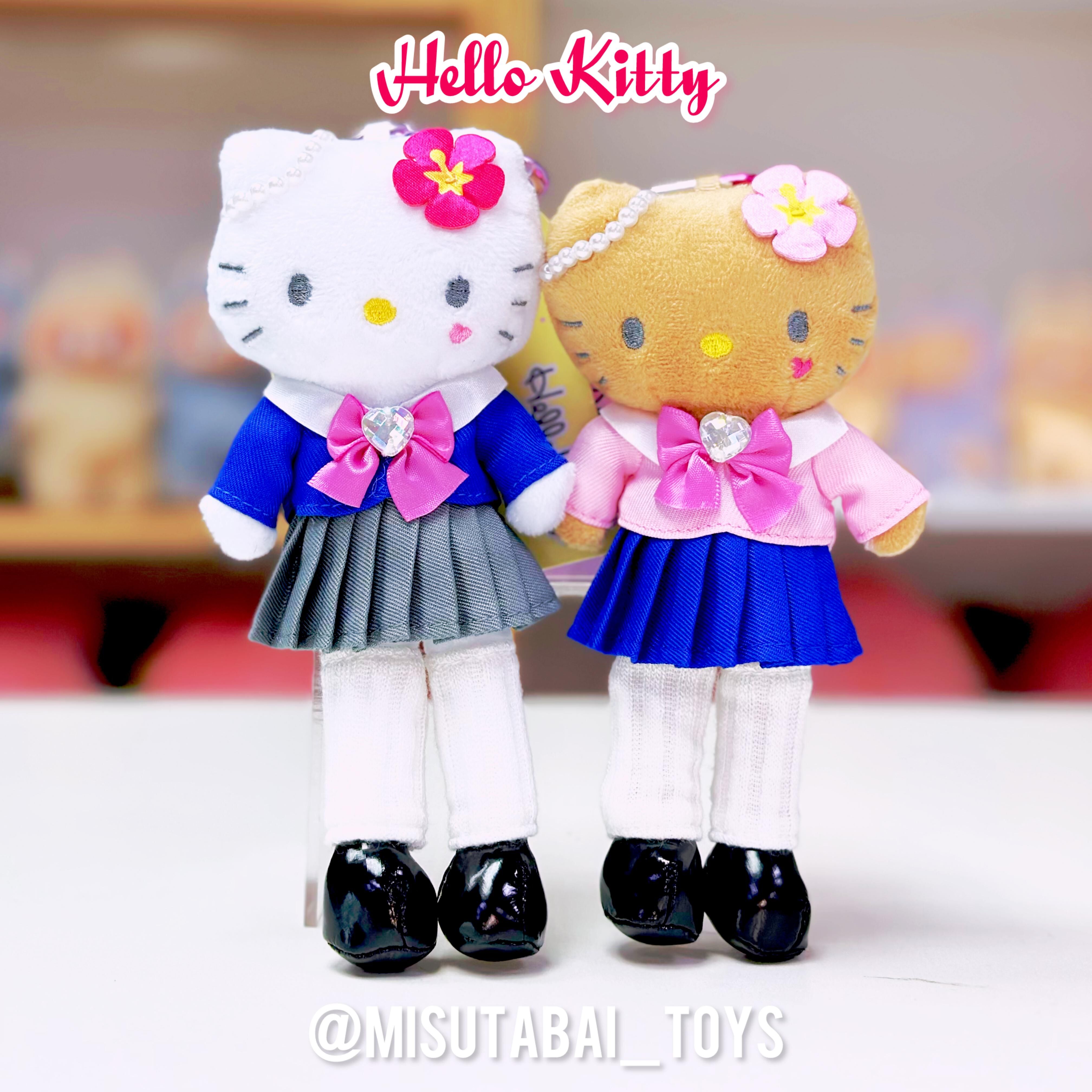 Hello Kitty Fantasy Style Up Mascot Keychain (Pink Uniform)