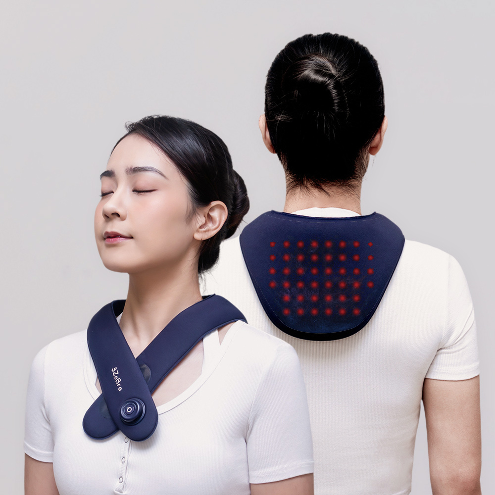 【3ZeBra 三隻斑馬】紅敷人｜無線紅光溫敷圍巾｜肩頸熱敷 熱敷肩膀 敷肩頸 肩頸痠痛