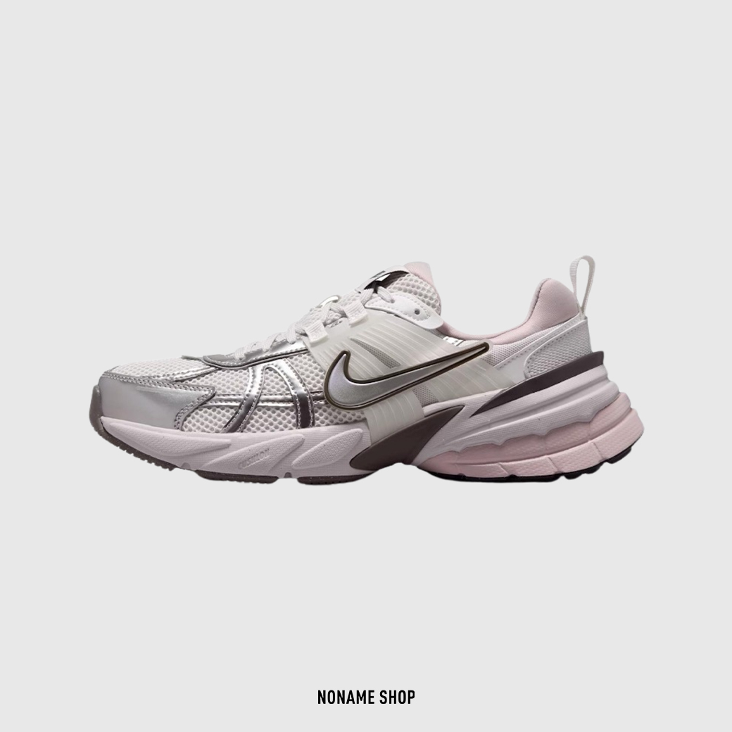 NIKE V2K RUN Platinum Tint Summit Cave Stone S 銀粉色 復古 增高 老爹鞋 (女款)
