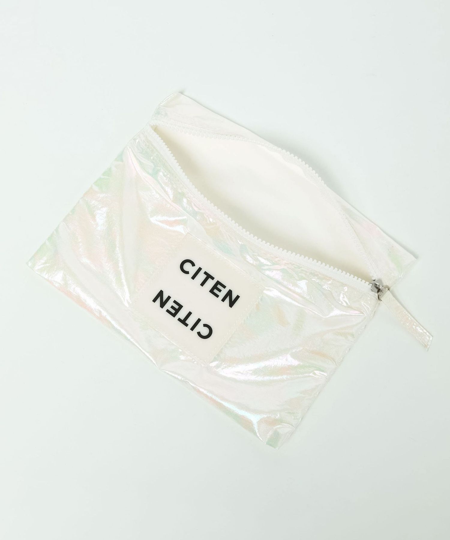 預購┃日本 CITEN 金屬感 扁平 收納包 化妝袋