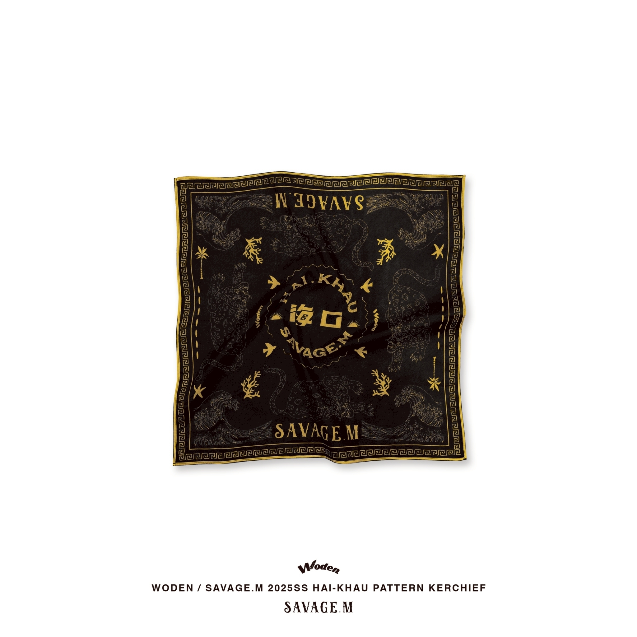 WODEN X SAVAGE.M HAI-KHAU Pattern Kerchief