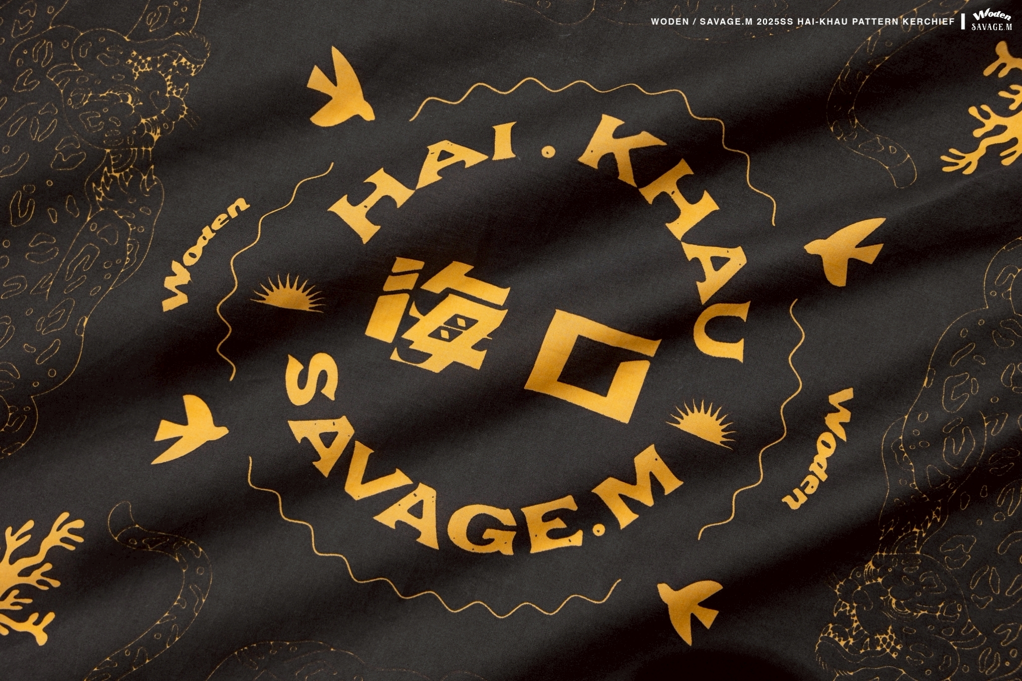 WODEN X SAVAGE.M HAI-KHAU Pattern Kerchief