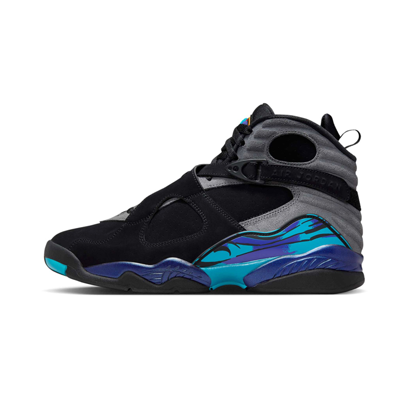 Air Jordan 8 Retro "Aqua" 2025 黑水藍 復刻回歸 籃球鞋 男鞋 305381-006 [台灣現貨]