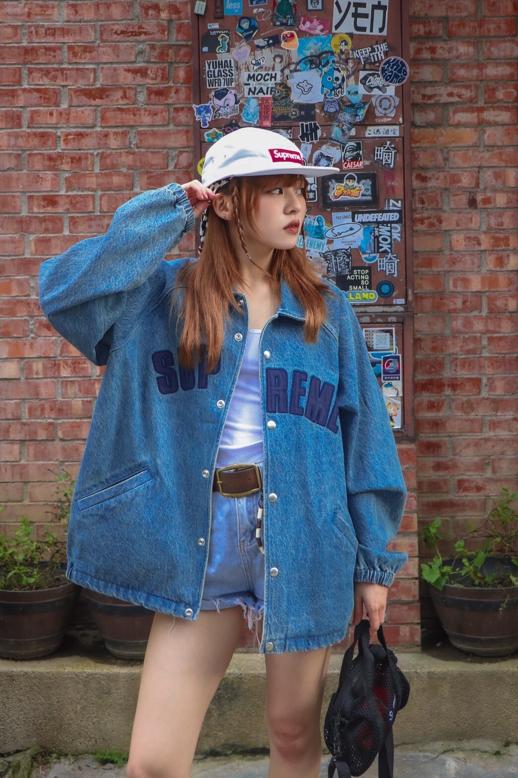 ☆ETW☆【EASY TO WEAR】Supreme 25SS Arc Denim Coaches Jacket 牛仔 單寧 教練外套