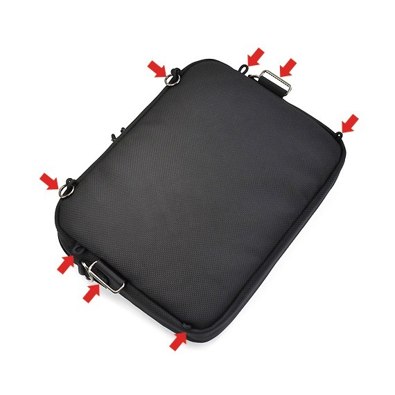 VanNuys E383 Premium Custom Double Zipper Bag