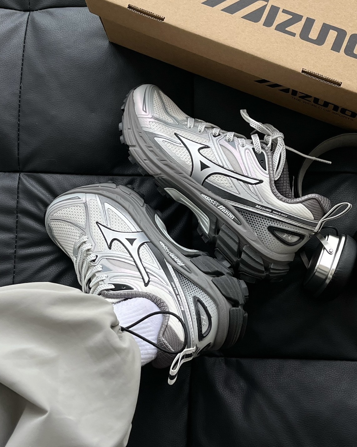 Mizuno Halo Mix TL “Grey” 美津濃 復古 防潑水 耐磨 石灰銀