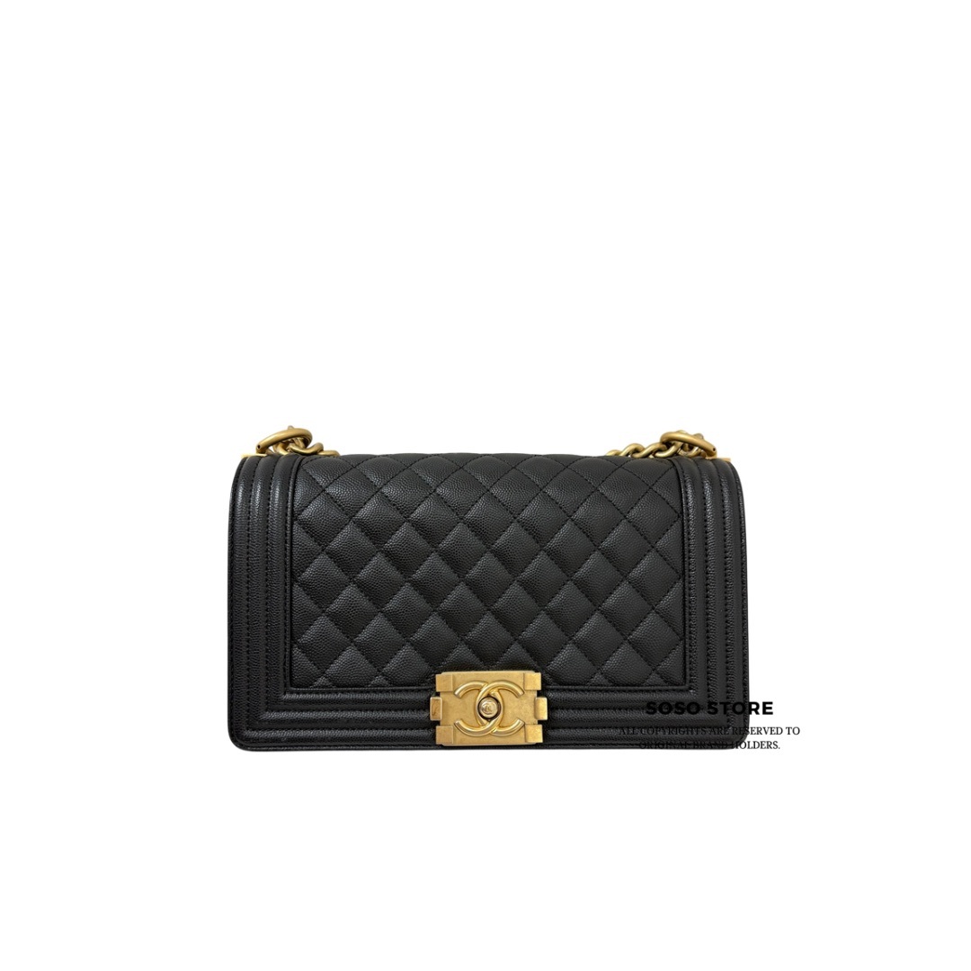 Chanel Boy 25 - Black / Ghw