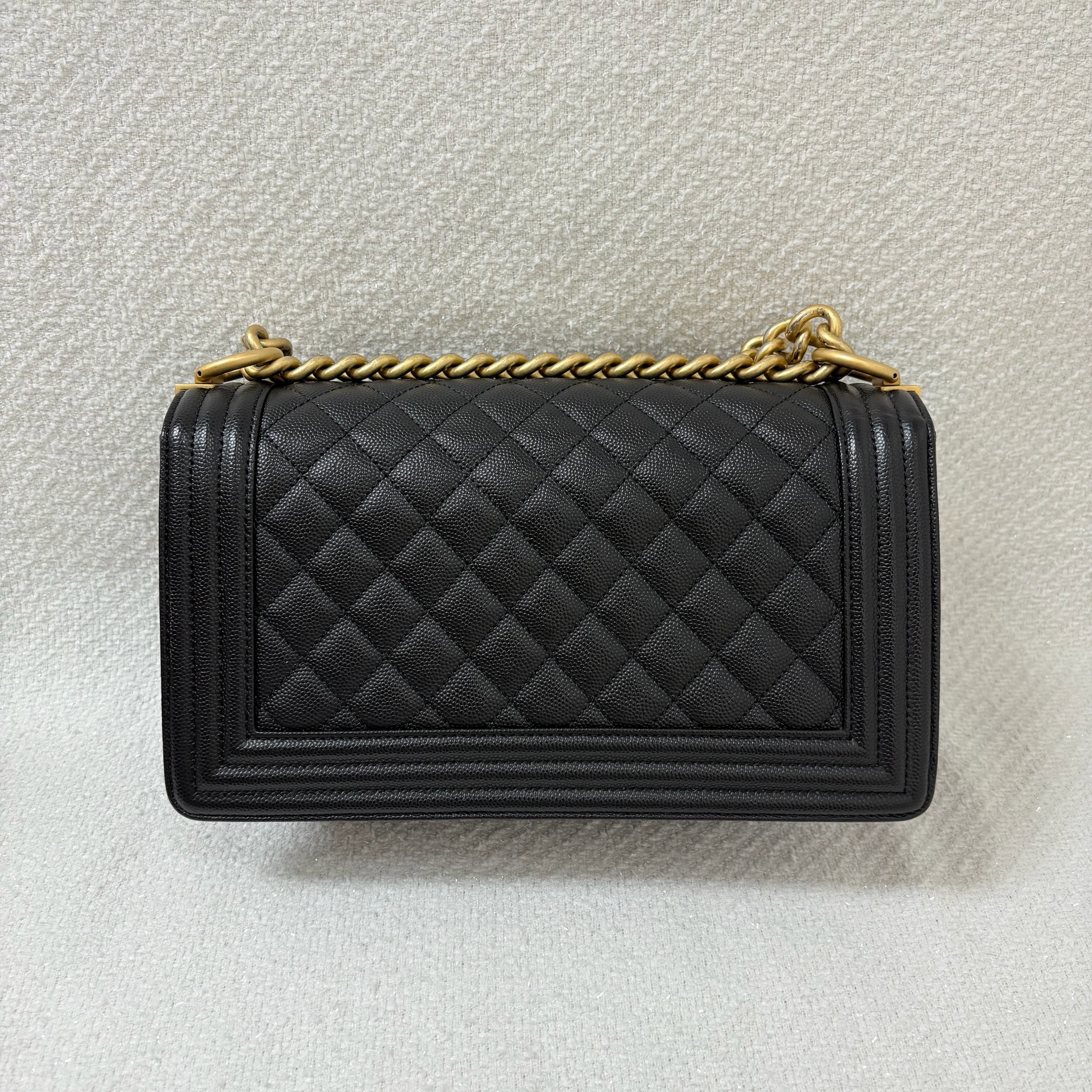 Chanel Boy 25 - Black / Ghw