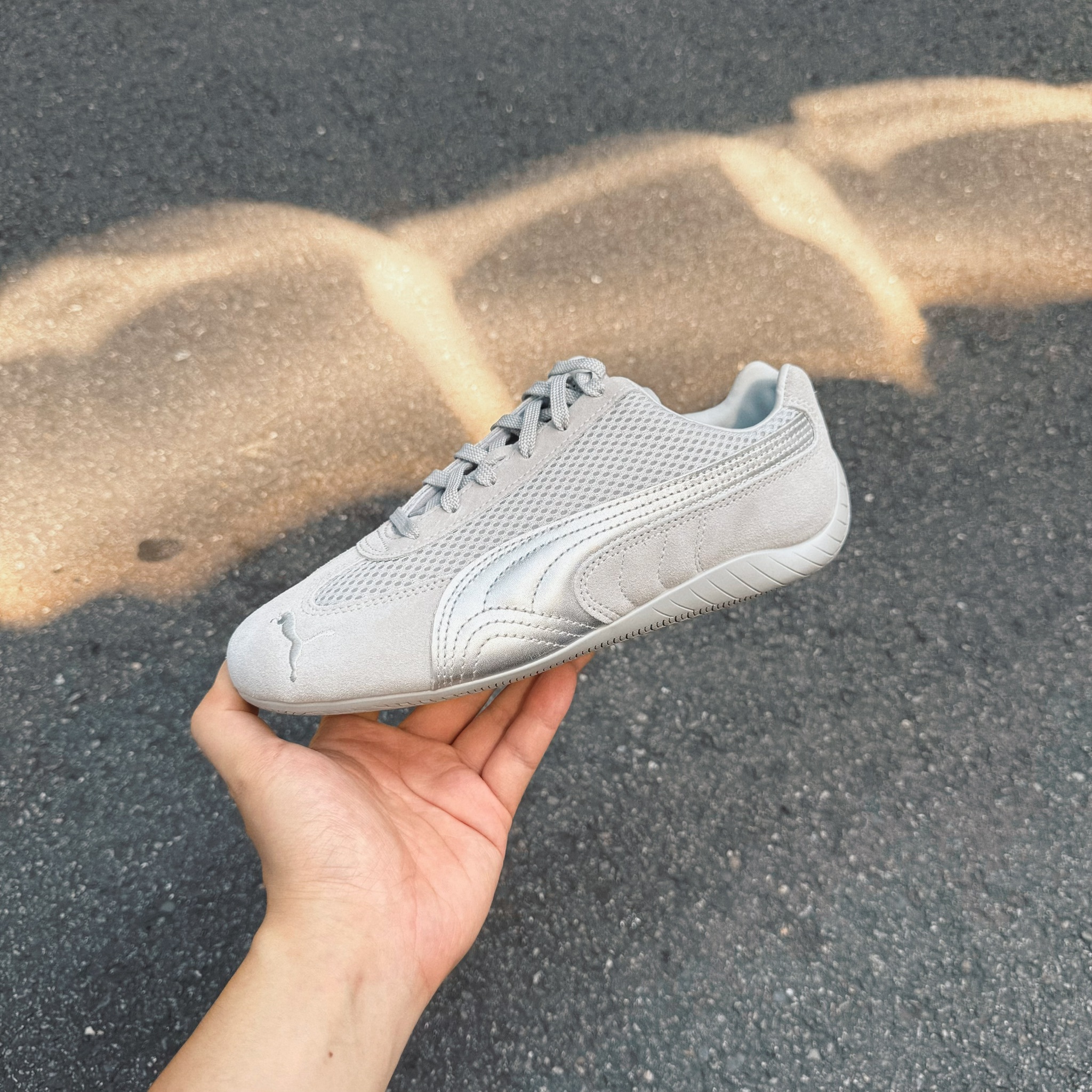 PUMA Speedcat Premium 日本新款 液態銀 淺灰銀 小Logo 賽車鞋 40390202