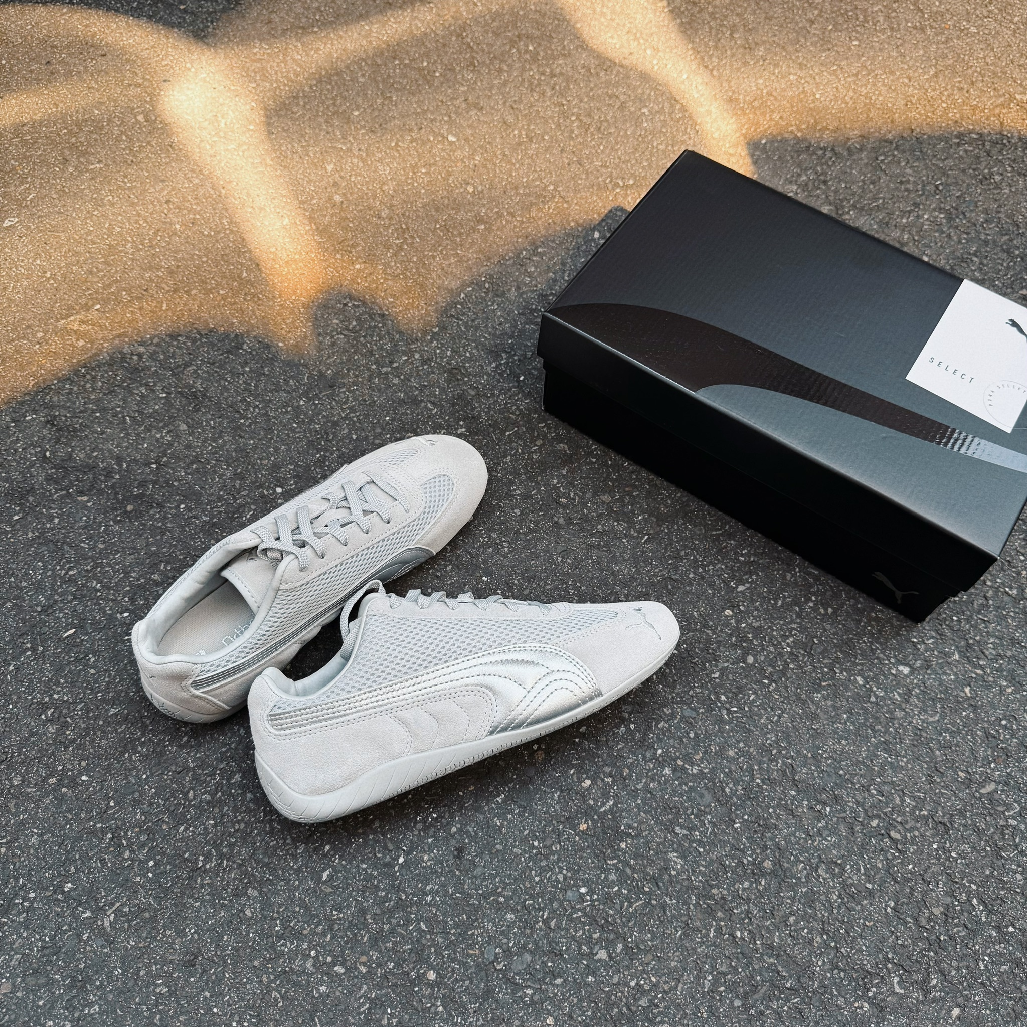 PUMA Speedcat Premium 日本新款 液態銀 淺灰銀 小Logo 賽車鞋 40390202