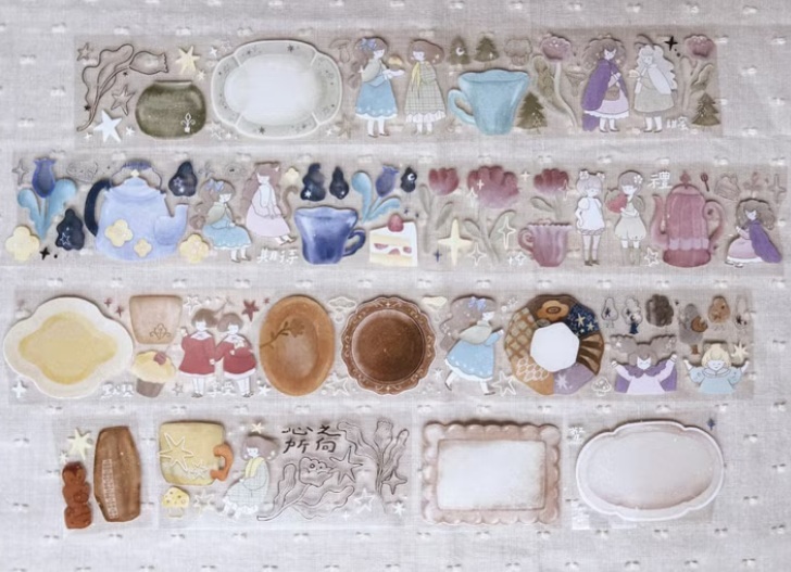 fafa製造所．森之尋禮 4cm亮面PET膠帶 <整捲/分裝>