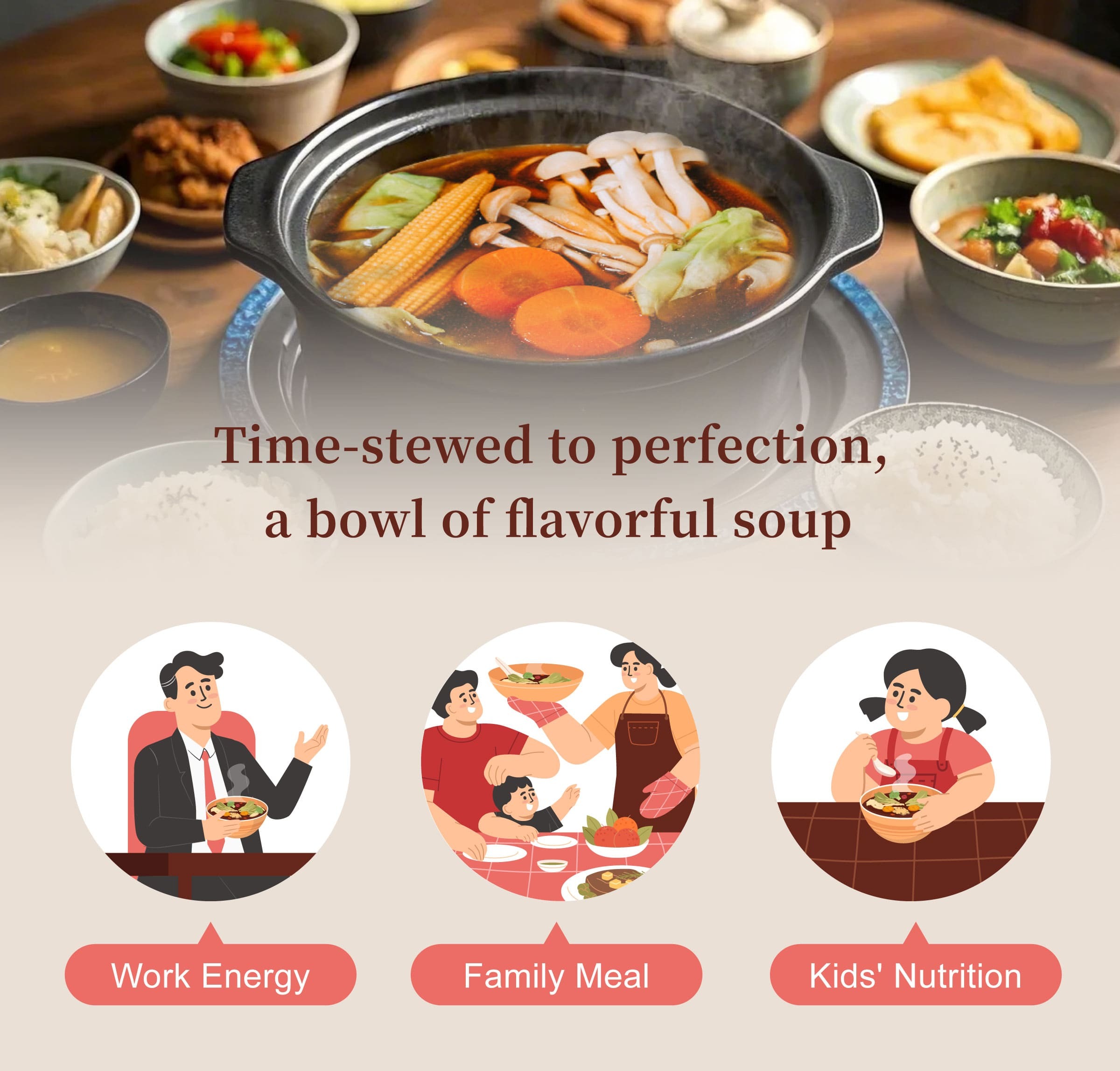 Dengyi Vegetarian Herbal Soup Kit Suitable For