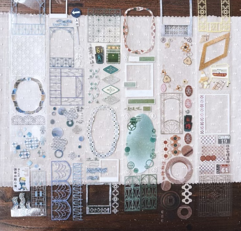 fafa製造所．散策9+10 5.5cm亮面PET膠帶 <整捲/分裝>