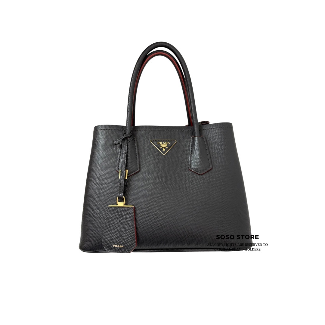 Prada Killer Bag Medium - Black / Ghw