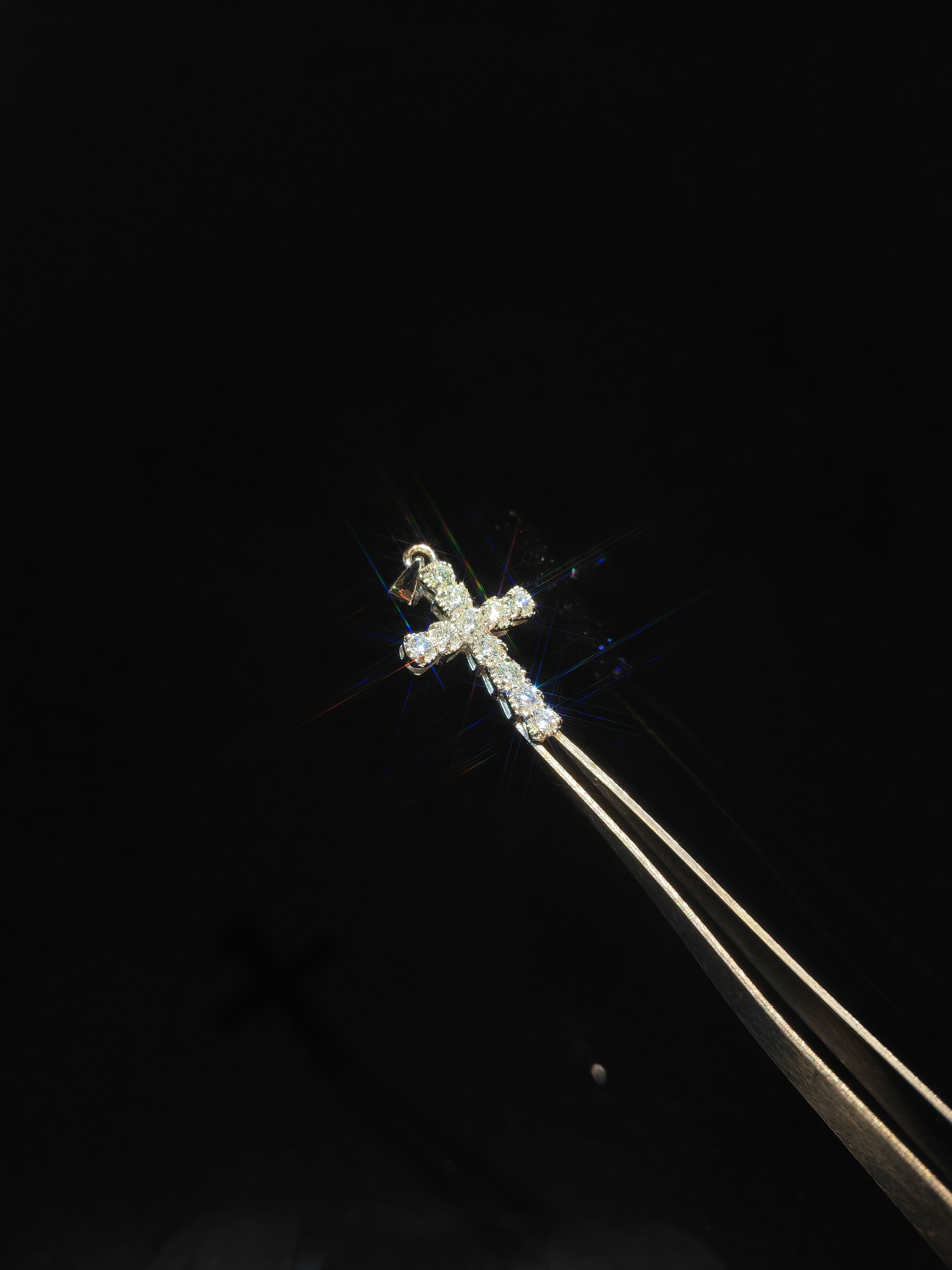 0.10ct 莫桑S925吊墜 MA002