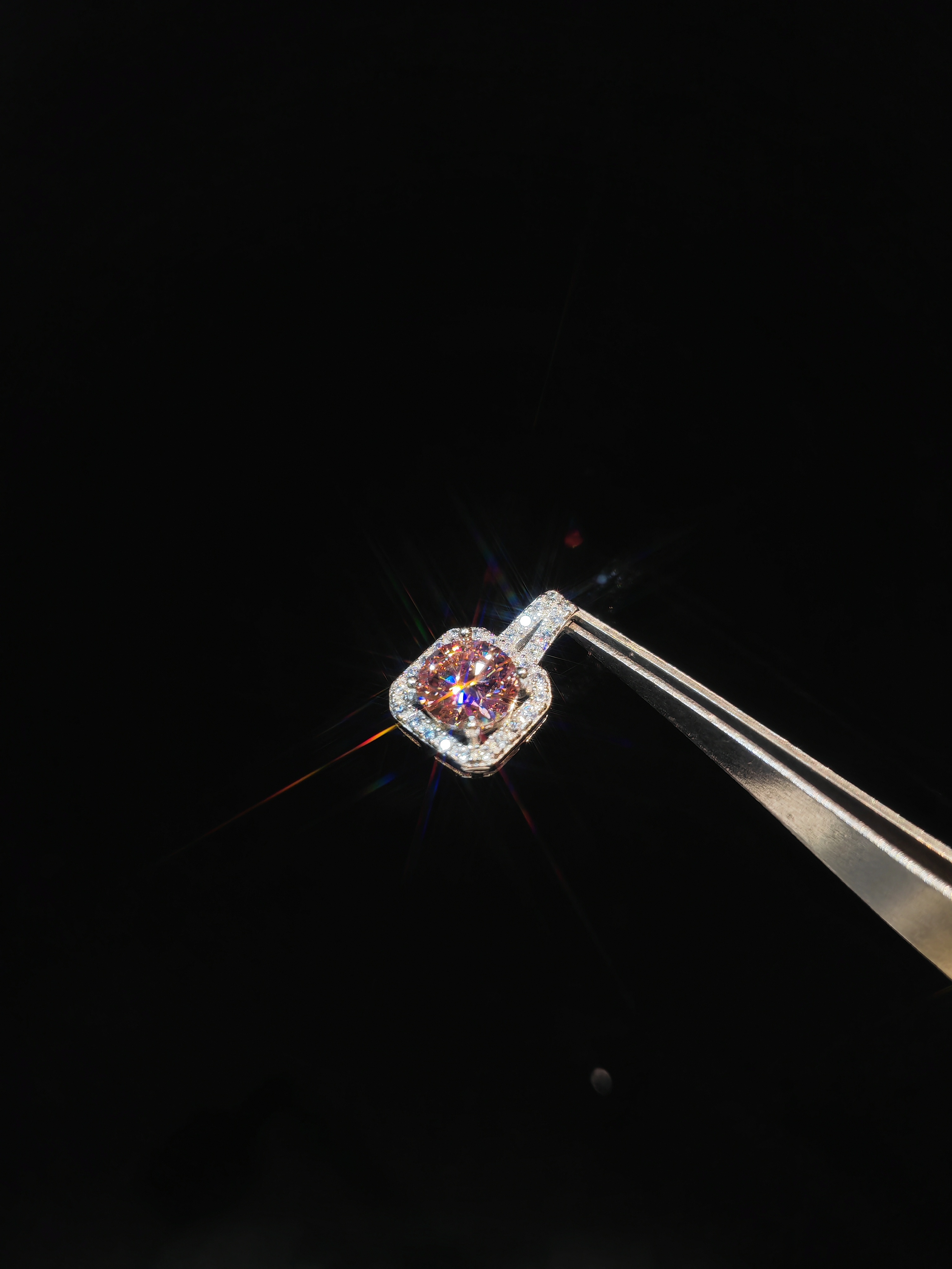 1.00ct 莫桑S925吊墜 MA003