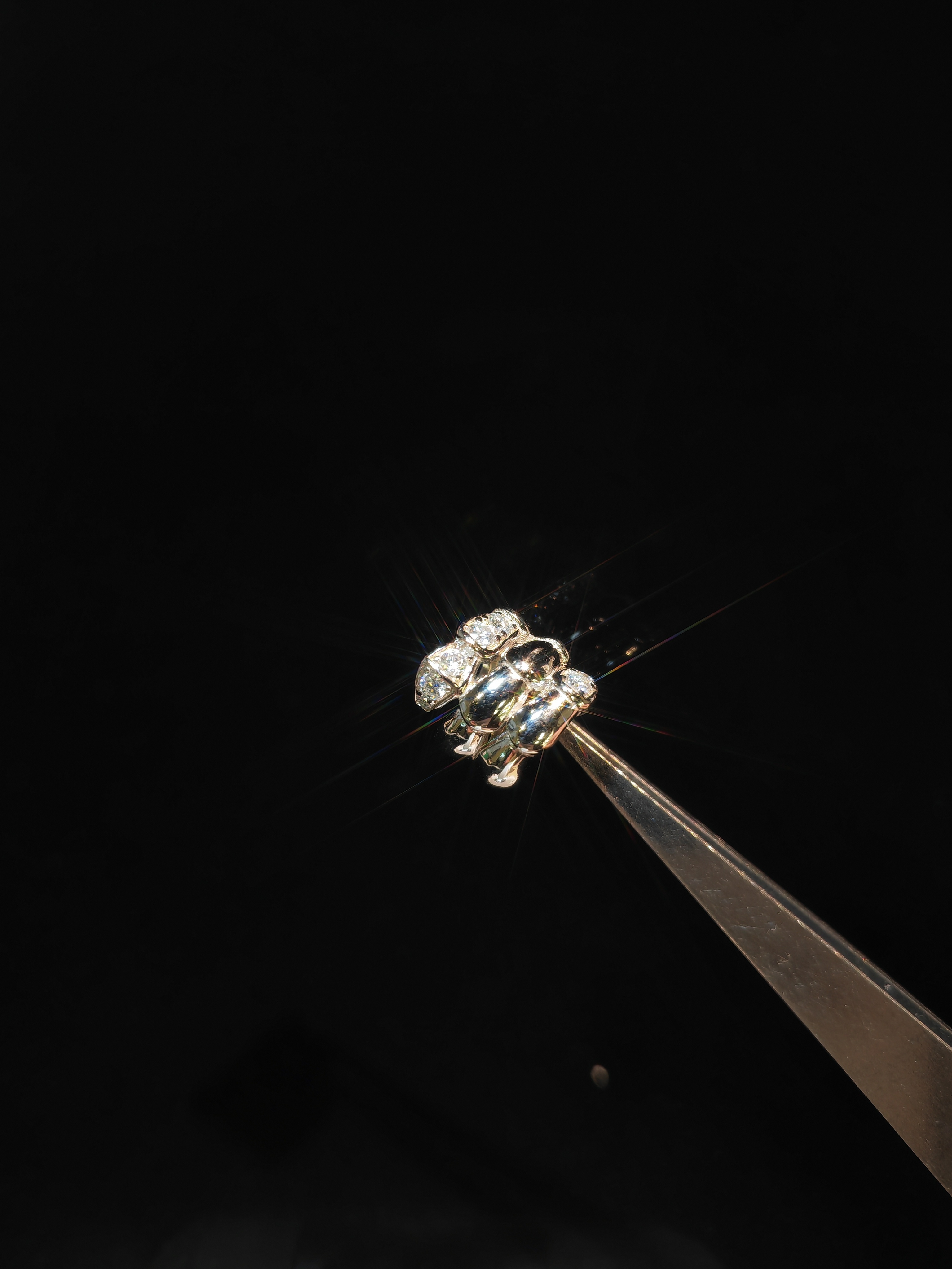 0.015ct 莫桑S925吊墜 MA004