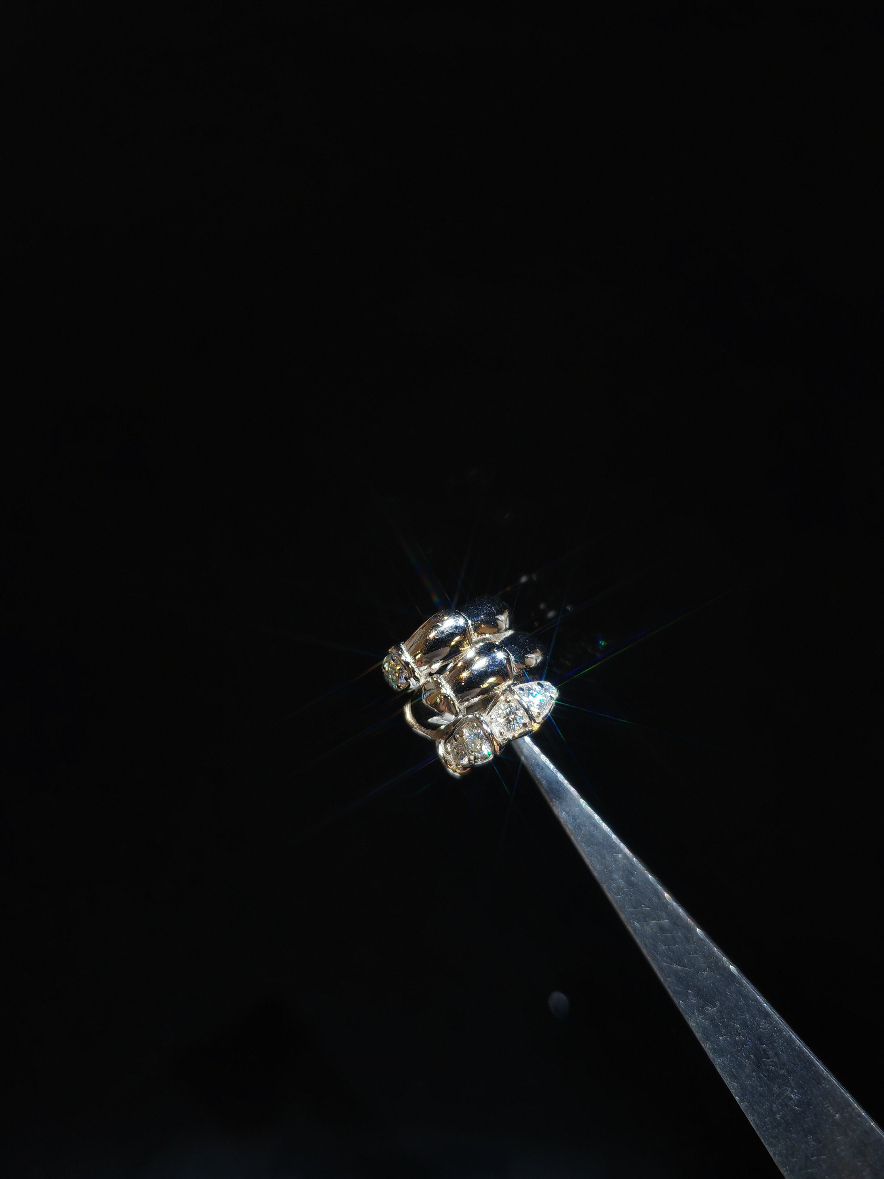 0.10ct 莫桑S925吊墜 MA006