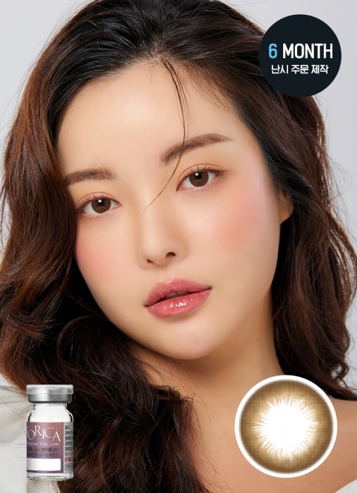 [散光] Lensme Torica Lusome Brown｜半年拋散光彩妝隱形眼鏡｜每樽1片 토리카 루썸 브라운 (난시 교정용)