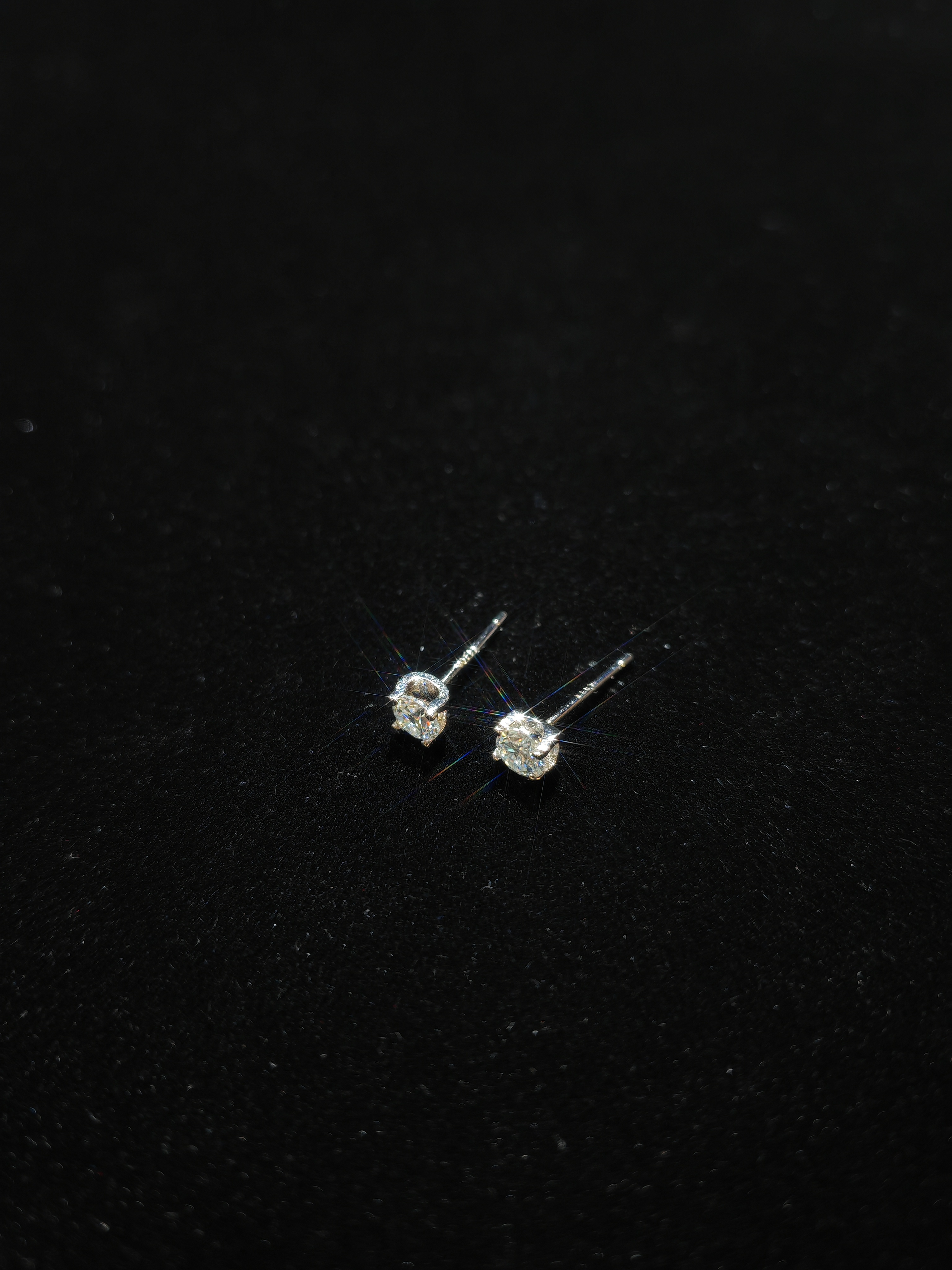 0.30ct 莫桑S925耳環 ME008