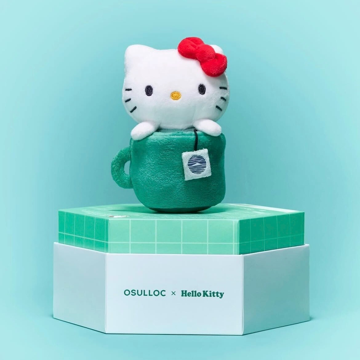 🇰🇷O'sulloc x Hello Kitty 下午茶時光禮盒 凱蒂貓 隨行杯 茶包 鑰匙圈 吊飾