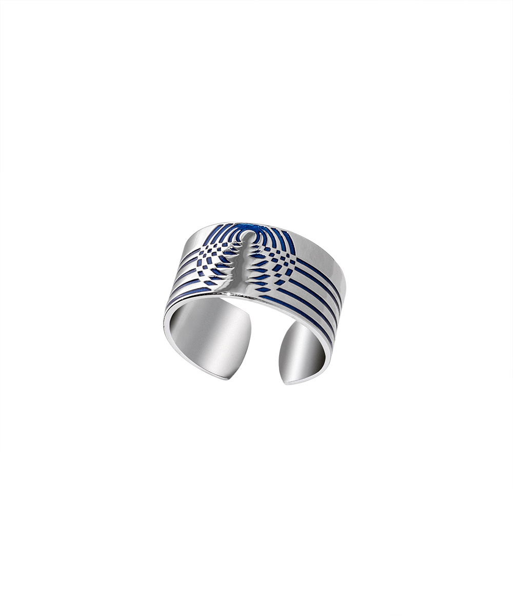 RECOVERY 出神圖騰戒指 亮銀色